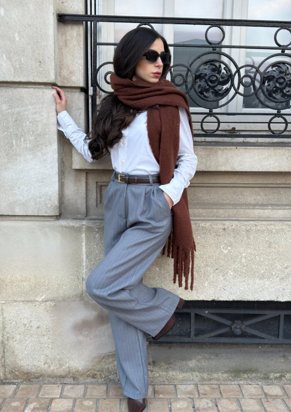 Pantalon gris tailleur
