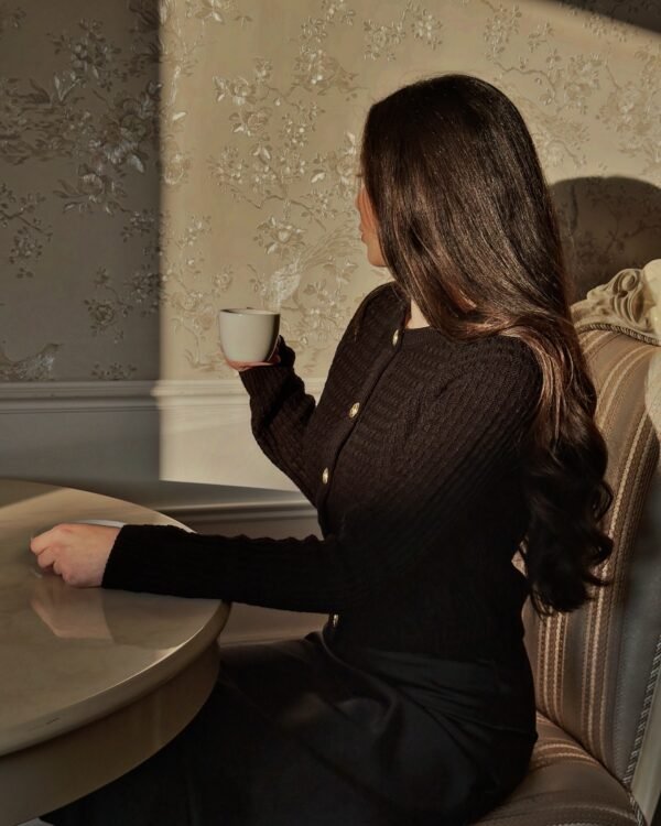 Cardigan noir