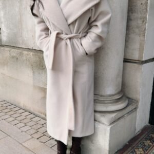 Manteau long poils doux