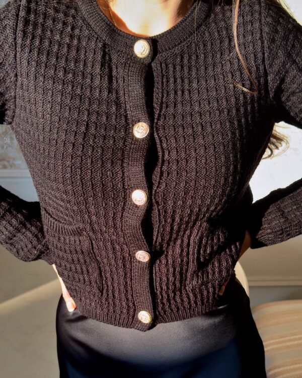 Cardigan noir – Image 2