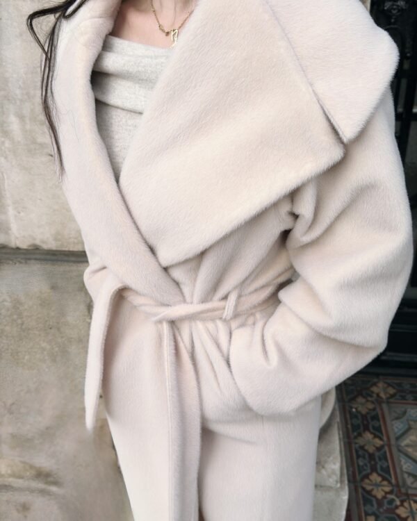 Manteau long poils doux – Image 4