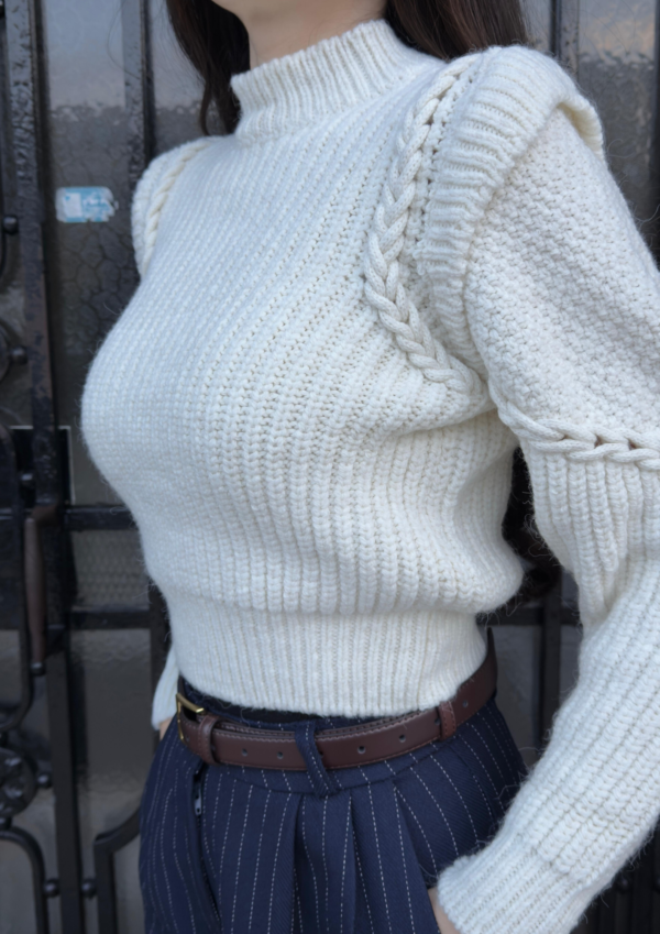 Pull écru