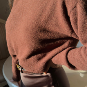 Pull doux marron