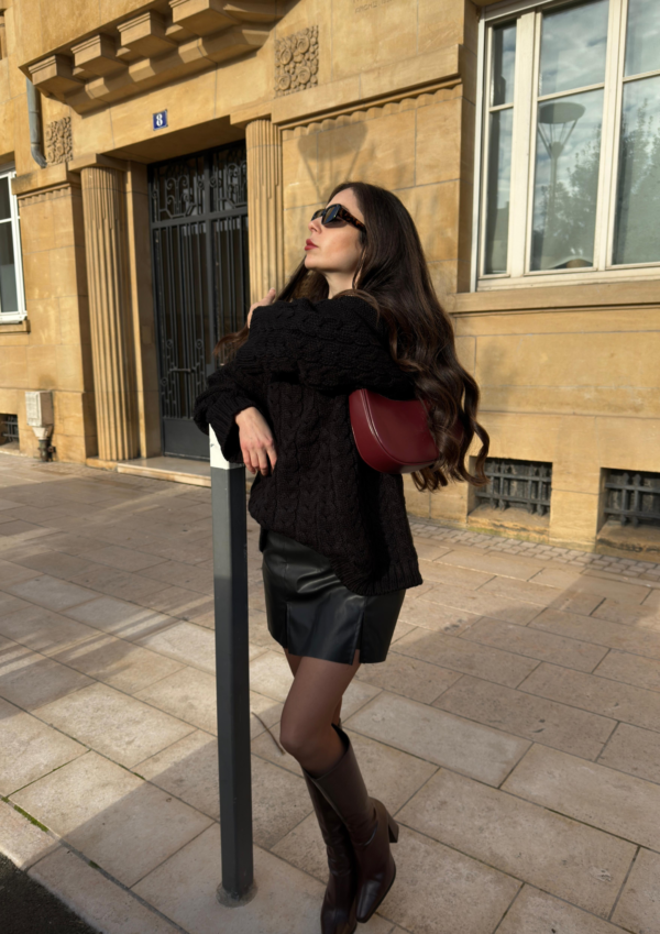 Pull chaud noir