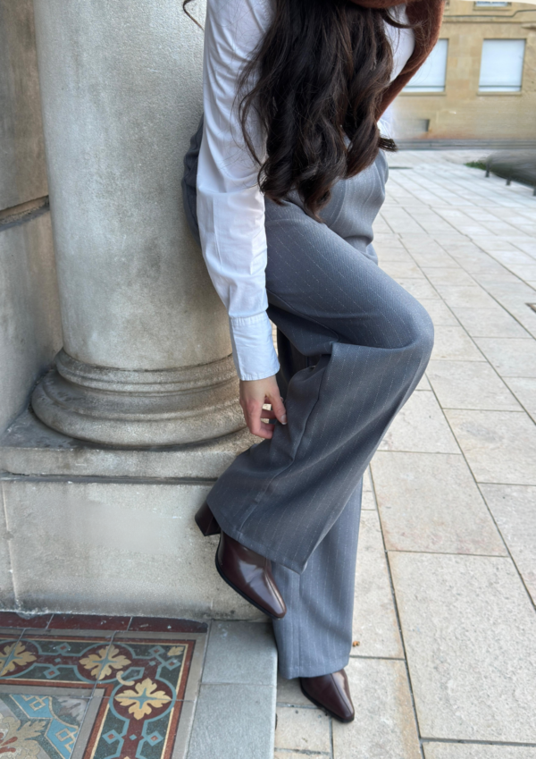 Pantalon gris tailleur – Image 3