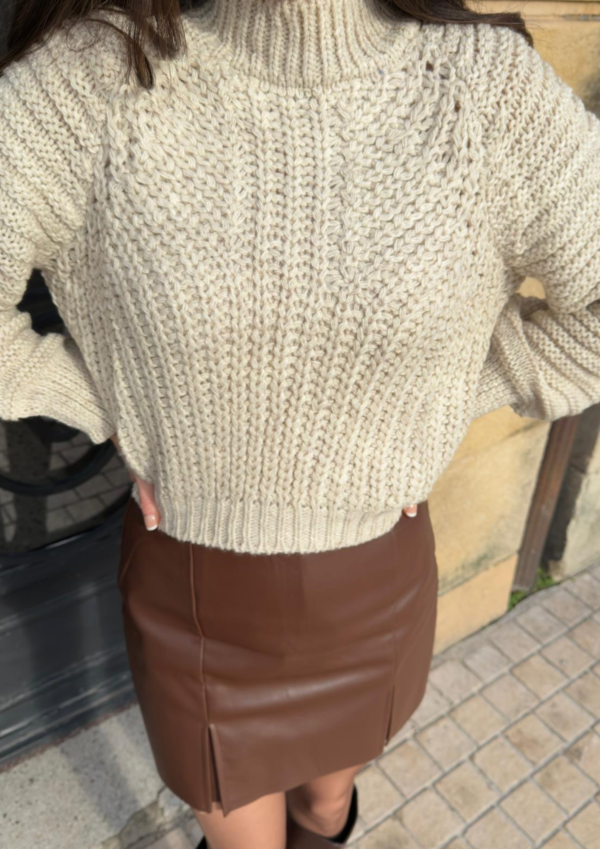 Pull court en maille – Image 2