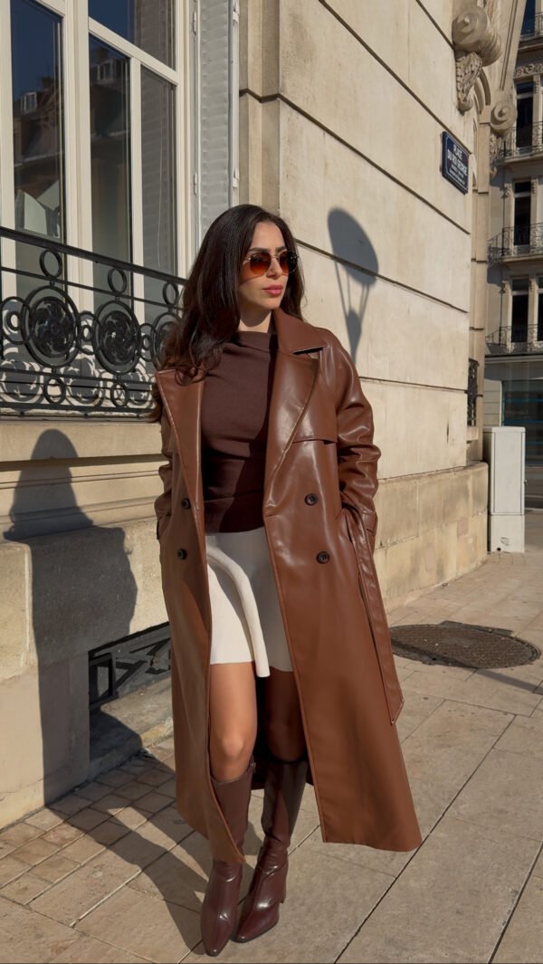 Trench Coat marron – Image 3