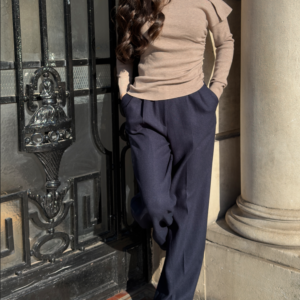 Pantalon de tailleur bleu marine