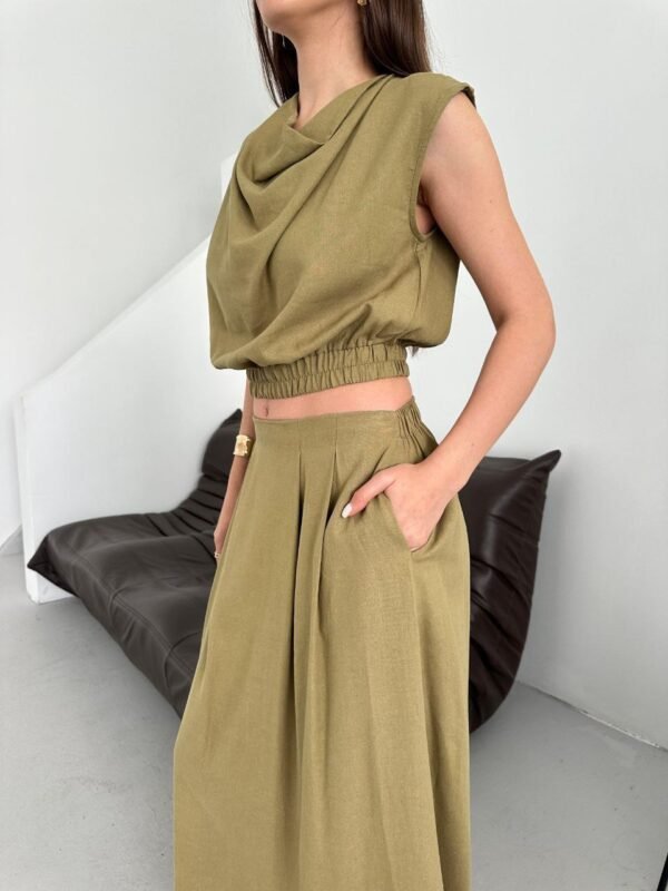 Ensemble jupe longue et top sans manche – Image 2