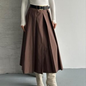 Jupe longue avec ceinture (36-42)