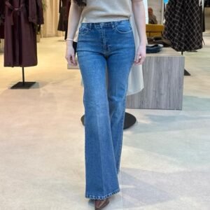 Jean pattes d’éléphant | Bleu (34-44)