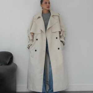 Trench long | Crème (TU)