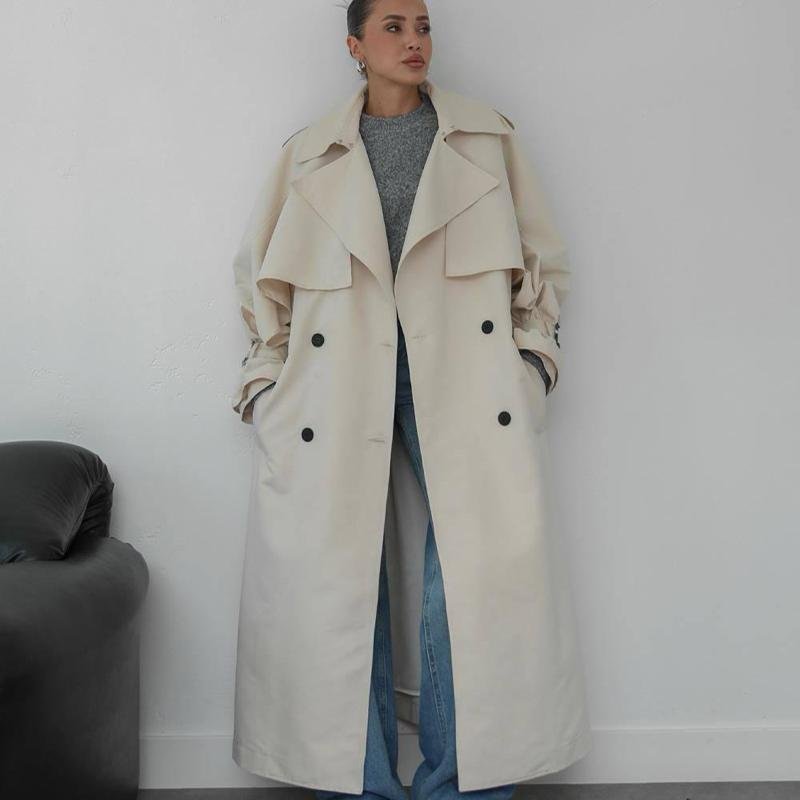 Trench long | Crème (TU)