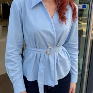 Chemisier ceinturé (T36-40)