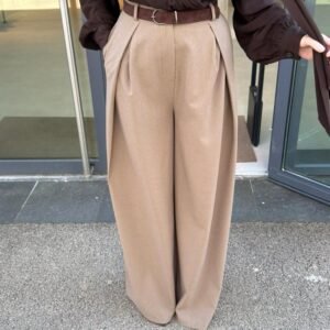 Pantalon ballon large avec ceinture (T36-42)