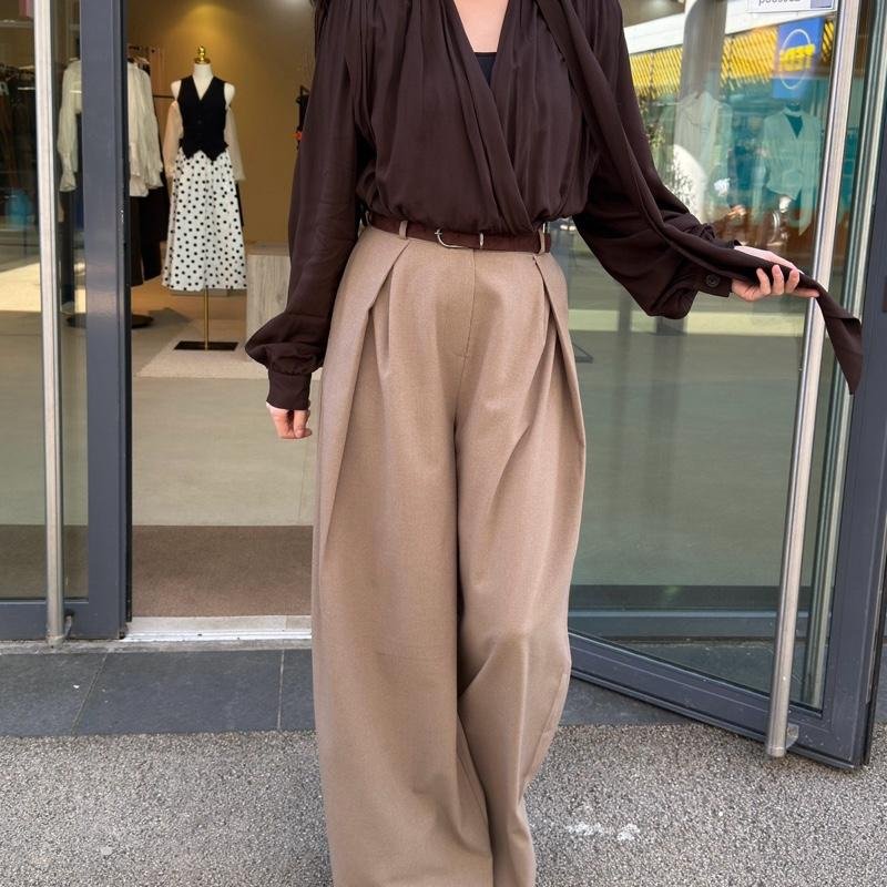 Pantalon ballon large avec ceinture (T36-42) – Image 3