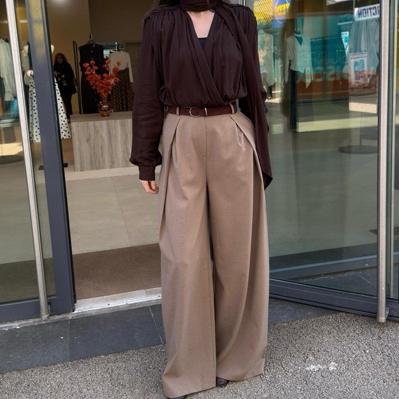 Pantalon ballon large avec ceinture (T36-42) – Image 2