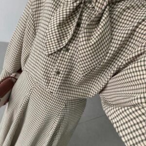 Chemise à petit carreaux (TU)