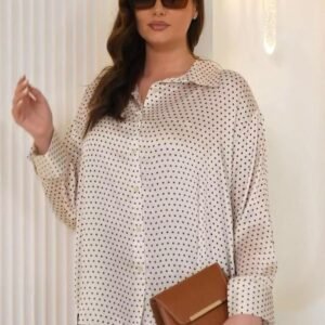 Chemise à petits pois (T44-52)