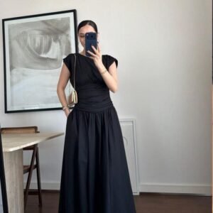 robe cintrée à la taille (T36-40)