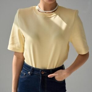 Tee-shirt à épaulettes (T36-40)