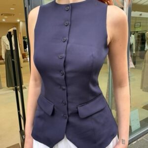 Gilet sans manches - Marine (T36-40)