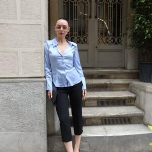 Chemise satinée (T34-40)
