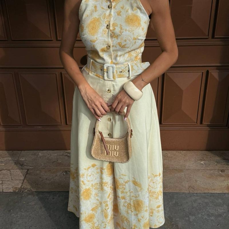 Robe longue à imprimé floral (T36-40) – Image 2