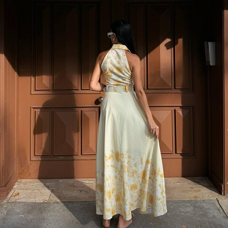 Robe longue à imprimé floral (T36-40) – Image 4