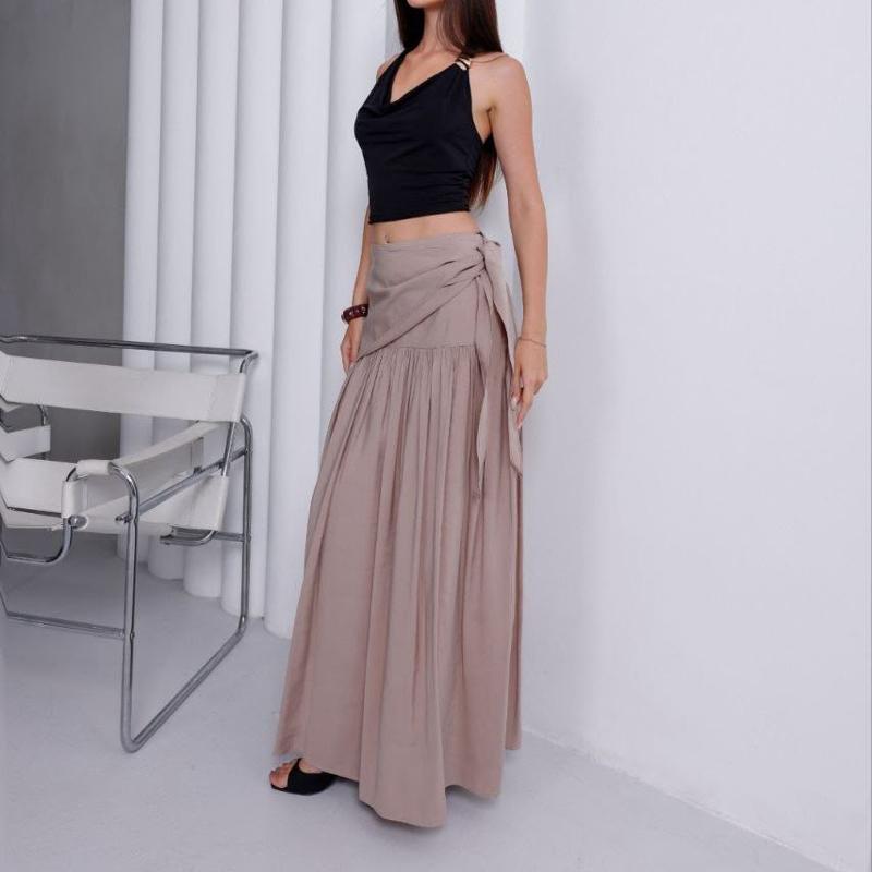 Jupe à foulard fluide (T38-46)