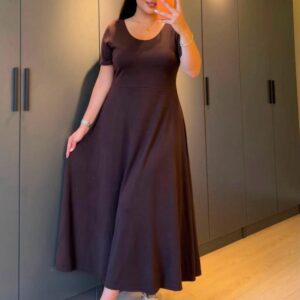 Robe marron (T42-50)