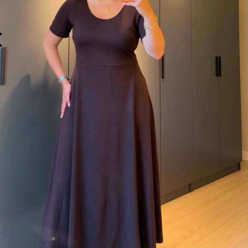 Robe marron (T42-50) – Image 2