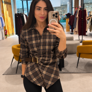 Chemise ceinturée