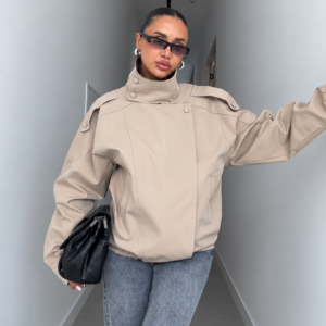 Bomber beige imperméable