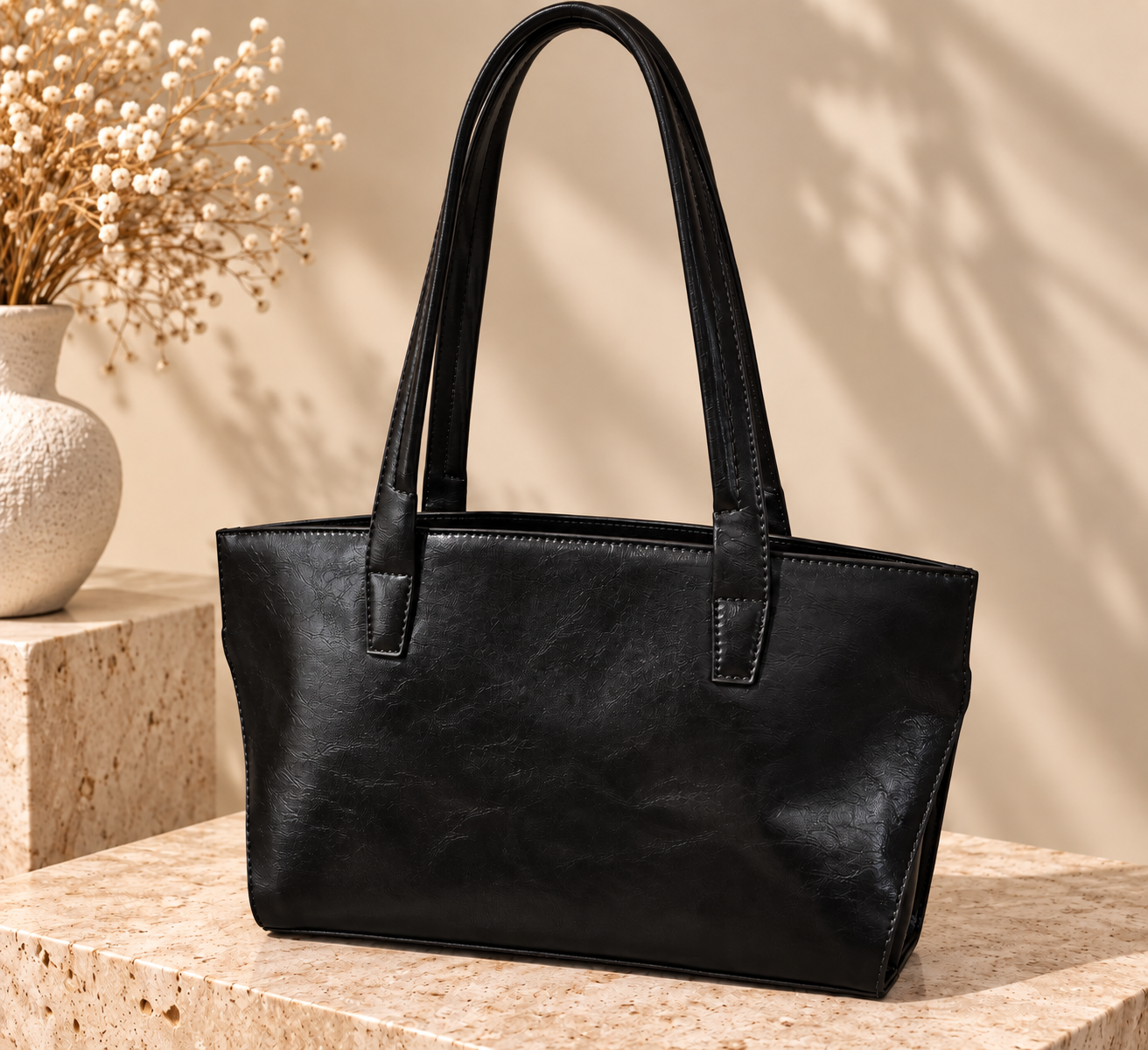 Sac à mains effet cuir