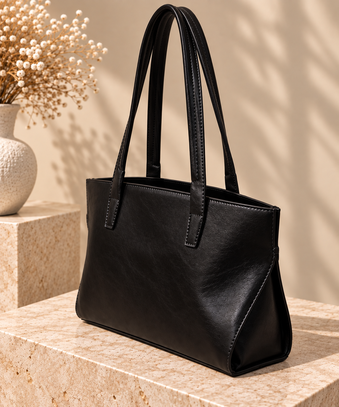 Sac à mains effet cuir