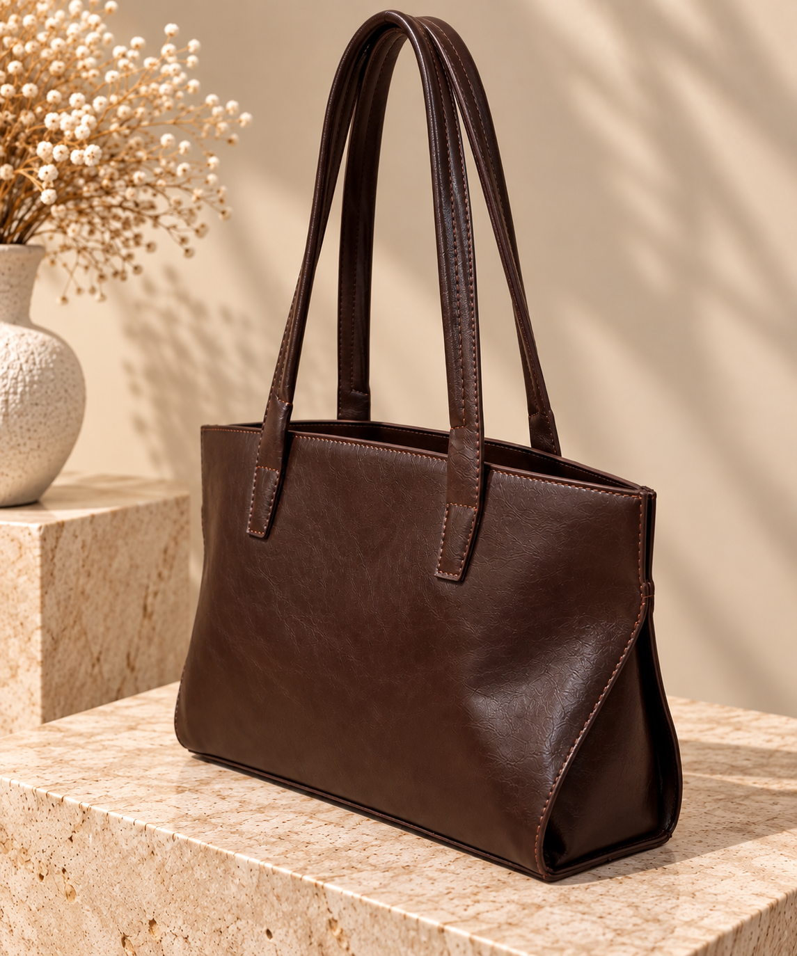 Sac à mains effet cuir