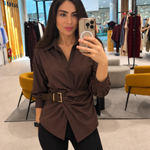 Chemise ceinturée