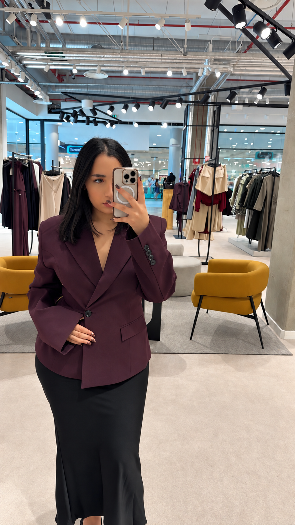 Blazer cintré avec écharpe